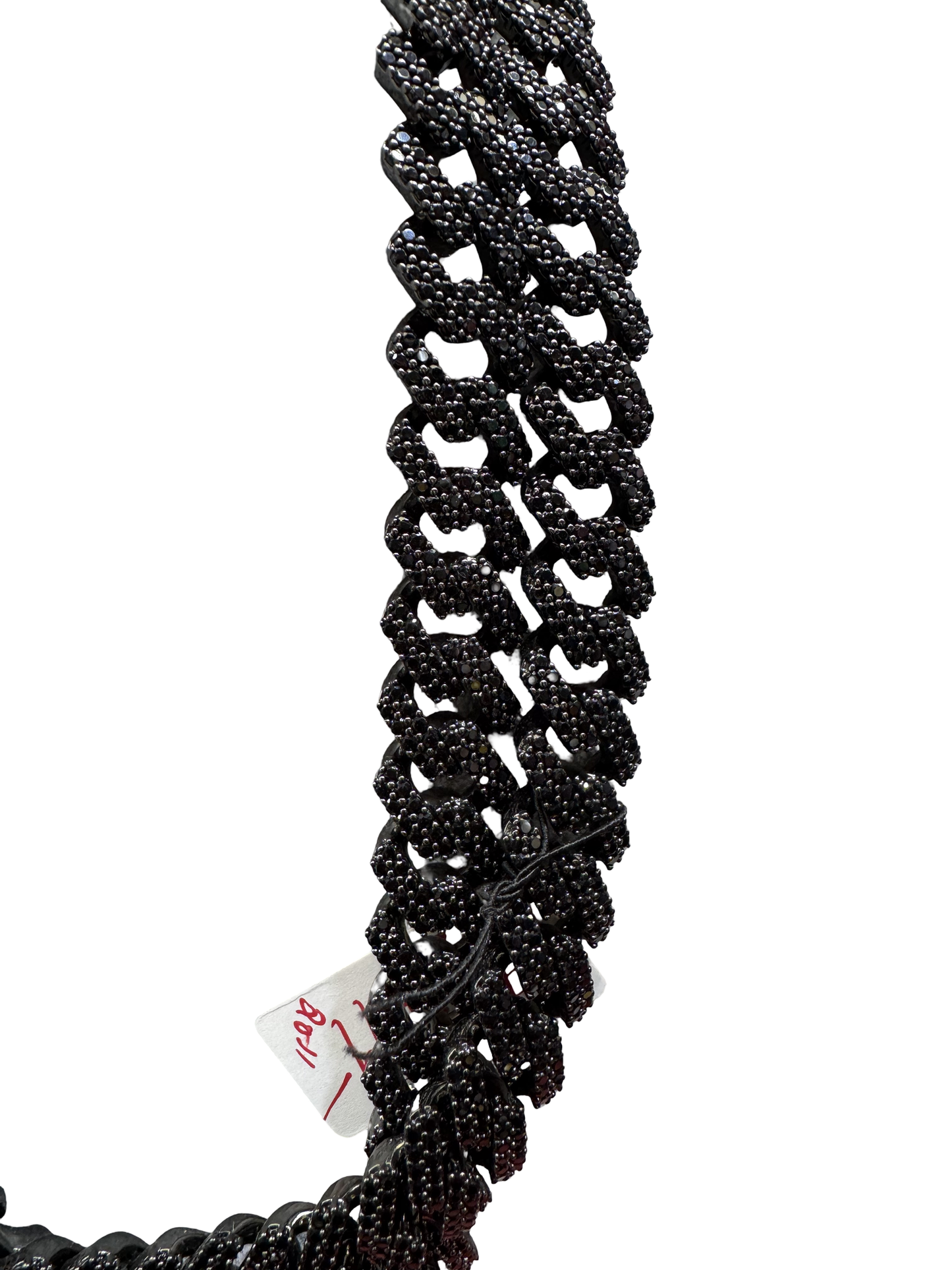 Black Iced Cuban Chain & Bracelet