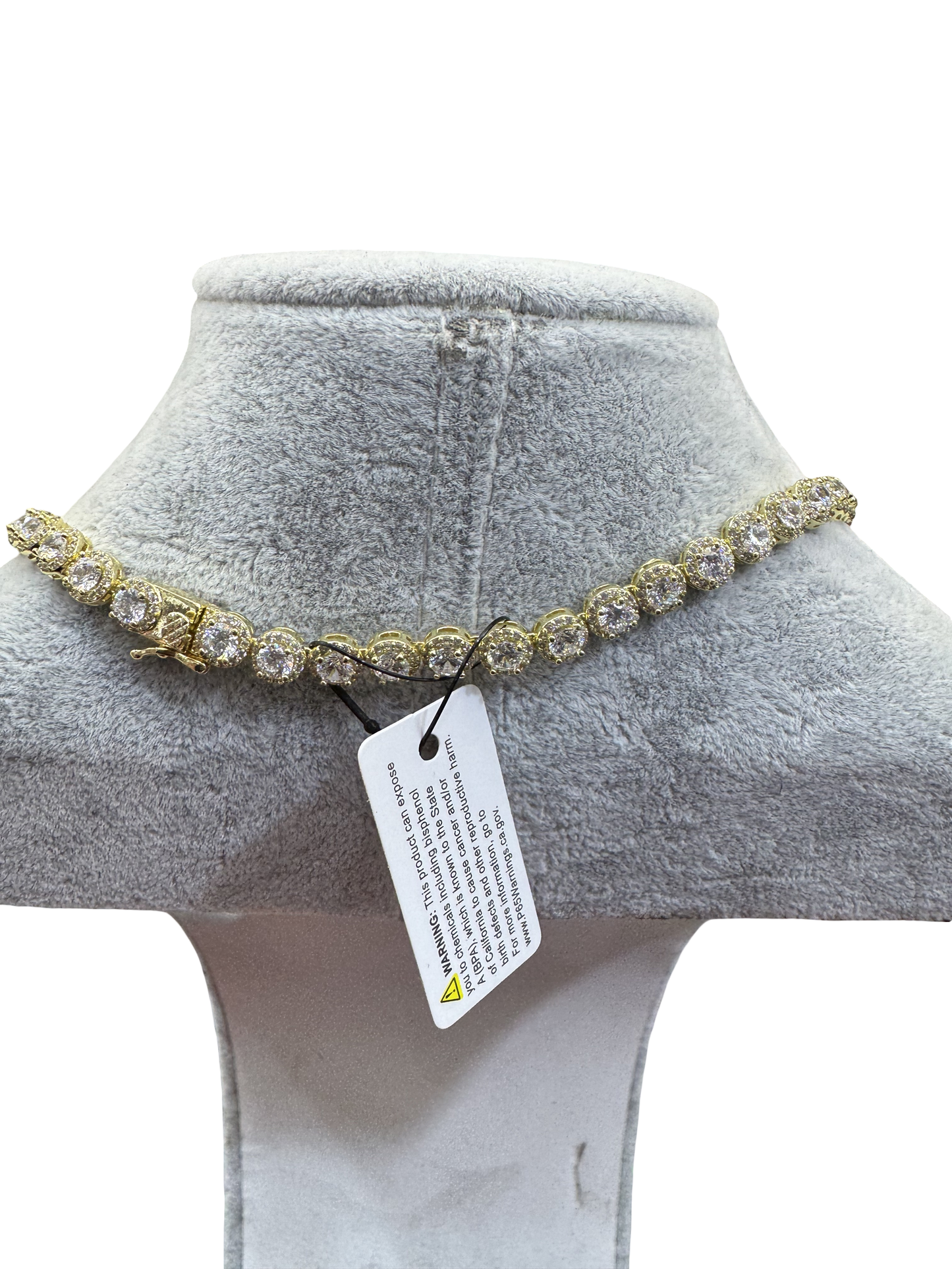 Gold Tennis Necklace