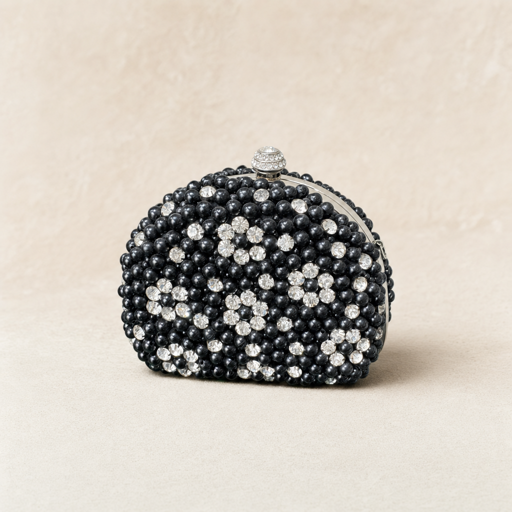 Pearl Bead Evening Clutch