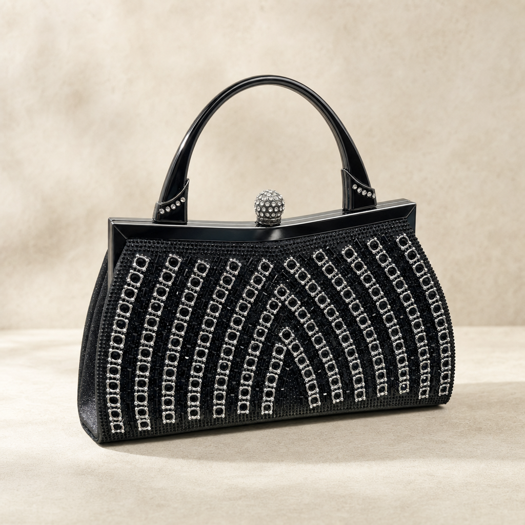Crystal Column Evening Bag