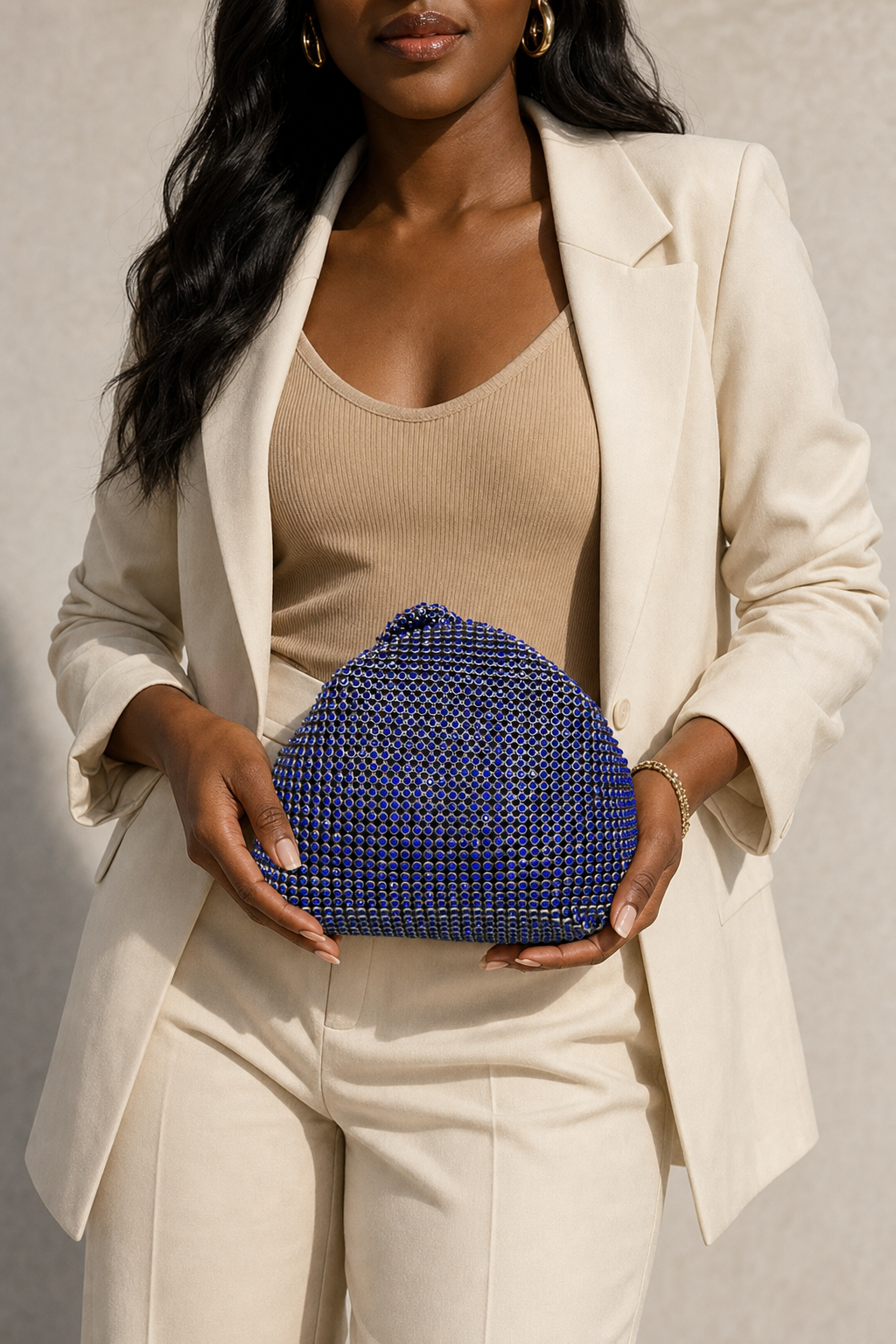 City One Crystal Hobo Bag