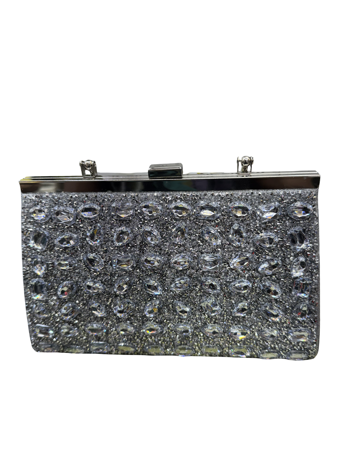 Lustre Gemstone Box Clutch