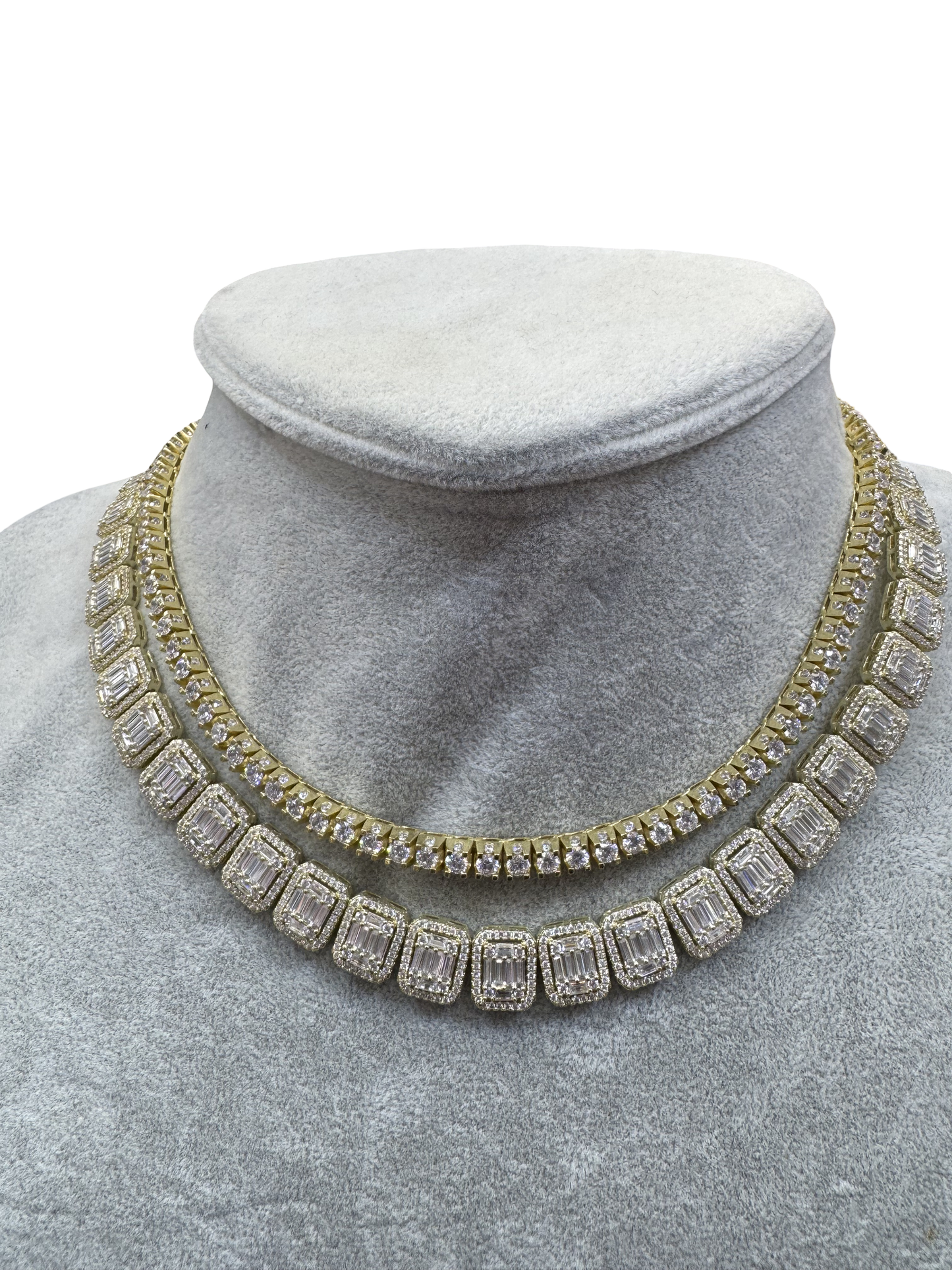 Baguette Cluster Choker