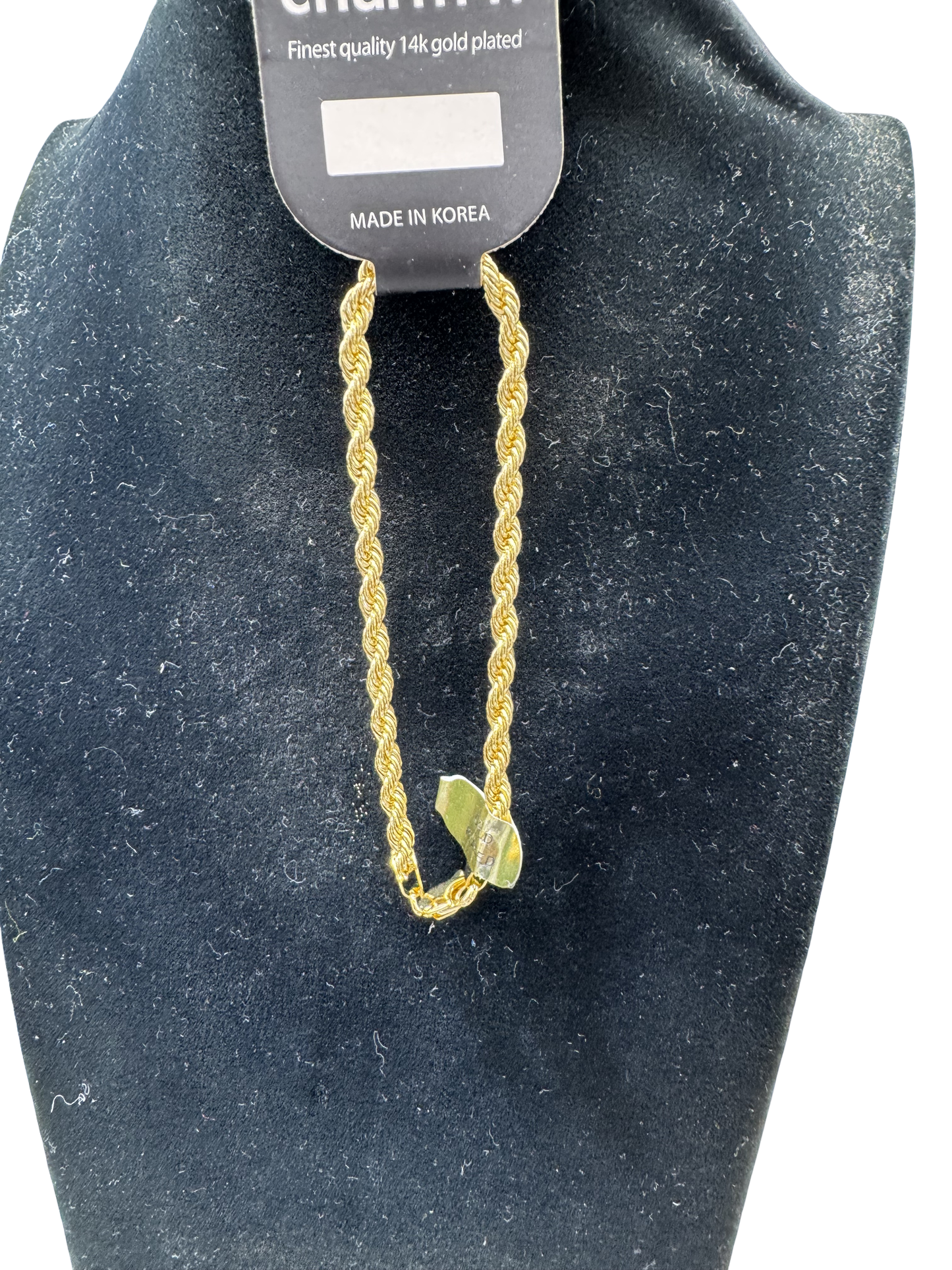 Gold-Tone Rope Chain Necklace