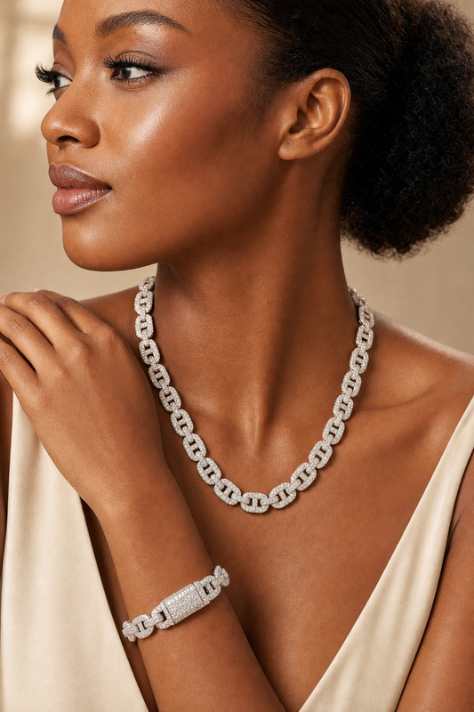 Silver Mariner Chain Necklace